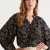 Spotted Leaf Top-Sussan Outlet