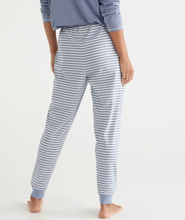 Stripe Australian Cotton Knit Pyjama Pant-Sussan Online