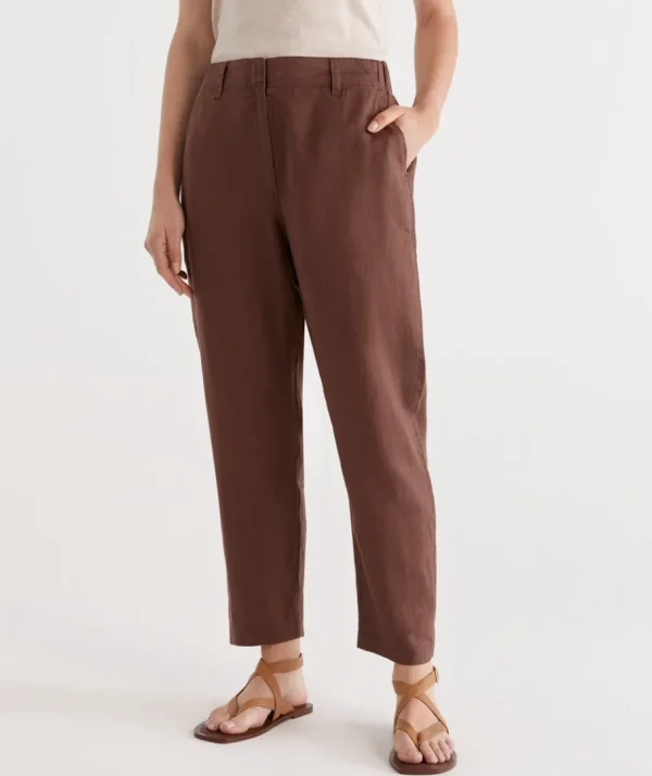 Tapered Linen Pant-Sussan Discount