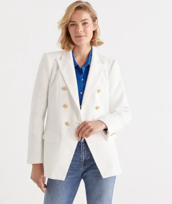 Textured Blazer-Sussan Hot