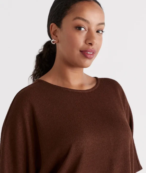 Textured Dolman Top-Sussan Discount