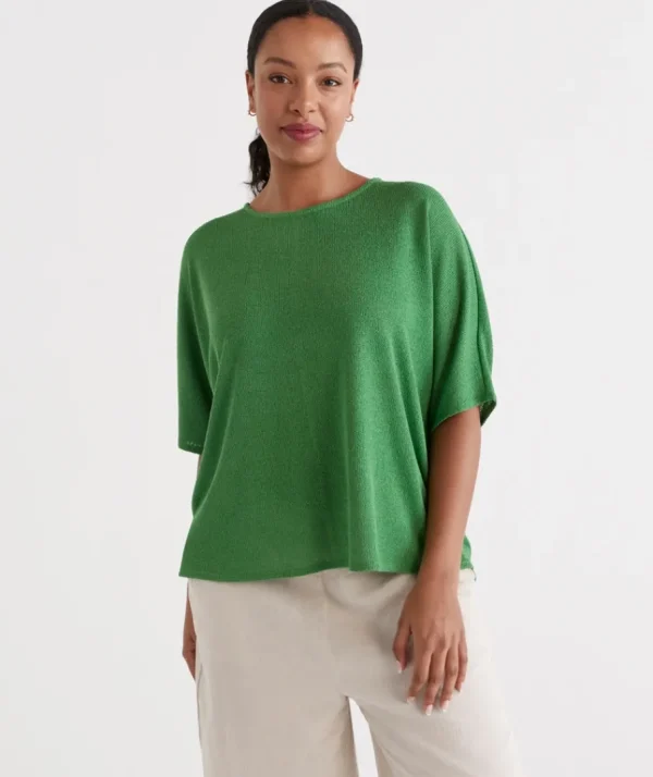 Textured Dolman Top-Sussan New