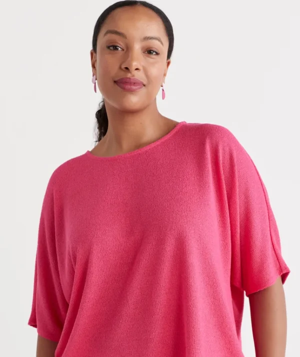 Textured Dolman Top-Sussan New