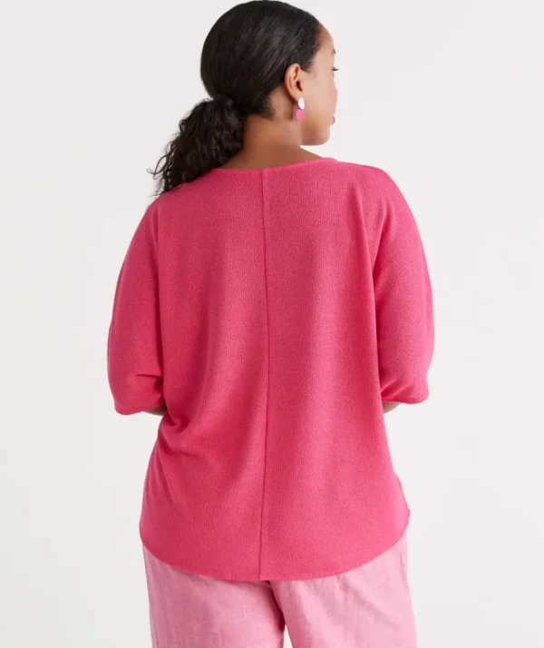 Textured Dolman Top-Sussan Sale