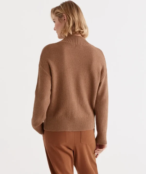 Tuck Stitch Pullover-Sussan Shop