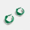 Twist Hoop Earrings-Sussan Shop