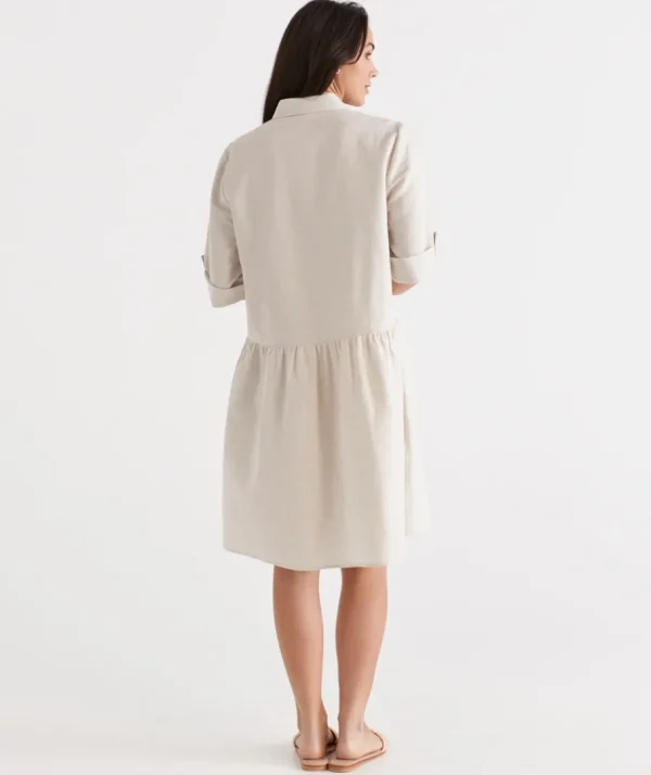 Utility Shirt Dress-Sussan Shop