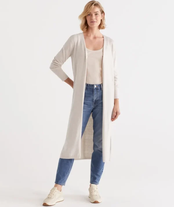 V Neck Longline Cardi-Sussan Hot