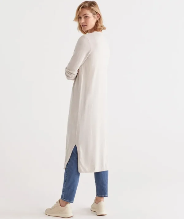 V Neck Longline Cardi-Sussan Hot