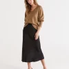 Winter Satin Slip Skirt-Sussan Flash Sale