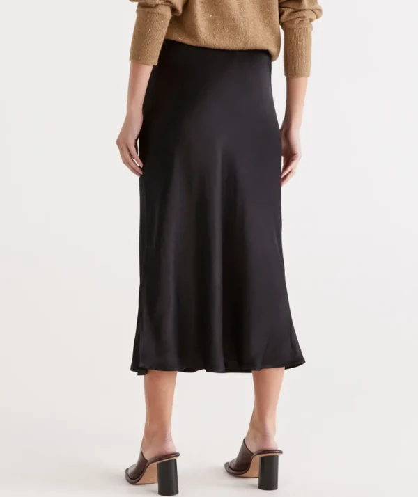 Winter Satin Slip Skirt-Sussan Flash Sale