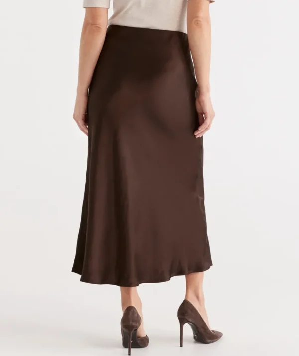 Winter Satin Slip Skirt-Sussan Flash Sale